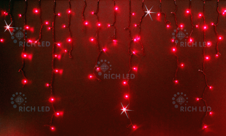 Бахрома светодиодная RICH LED RL-i3*0.9F -B/R