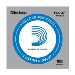 PL007 Plain Steel D'Addario