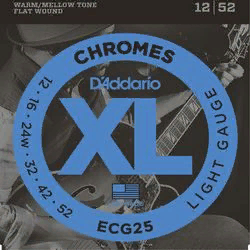 D`Addario ECG25  струны для электрогитары 12-52