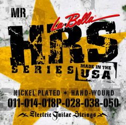 HRS-MR Комплект струн для электрогитары, Medium Regular, 11-50, La Bella