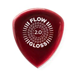 Dunlop 550P200 Flow Gloss 3Pack  медиаторы, толщина 2 мм, 3 шт.