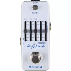 Mooer Graphic B  мини-педаль 5-полосный аналоговый эквалайзер для бас-гитар