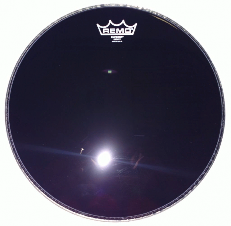 Remo BE-0012-ES  12" Ebony Emperor пластик для барабана чёрный, двойной