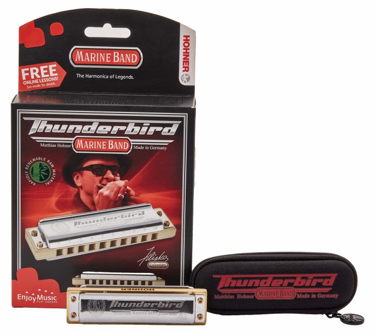 Губная гармоника диатоническая HOHNER Marine Band Thunderbird C low