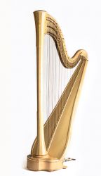 RHC19G001 Арфа педальная, широкая дека, 46 струн, клен, Срок изготовления 3 месяца, Resonance Harps