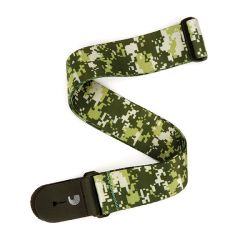 P20S1500 Americana Ремень для гитары, рисунок «Digital Camo», зеленый, Planet Waves