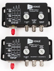 SHURE RF Venue RFV-OPTX2-S3-E Комплект конвертеров РЧ-сигнала в оптический сигнал RF Venue Optix Series 3, 2 передатчика, 2 приёмника