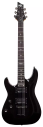 Электрогитара SCHECTER C-1 SGR BY SCHECTER BLK - электрогитара 6-струнная, цвет BLK