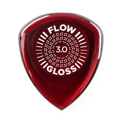 Dunlop 550P300 Flow Gloss 3Pack  медиаторы, толщина 3 мм, 3 шт.