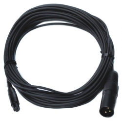 Audix CBLM25  Микрофонный кабель 7,6м, d3,3 мм, Mini-XLRf - XLRm, для сери Micros и MicroBoom, чёрный