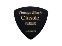 GP-04BL/05 Celluloid Vintage Classic Black Медиаторы 50шт, толщина 0.50мм, Pickboy