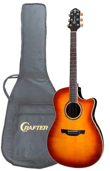 Гитара электроакустическая шестиструнная CRAFTER WB-700CE VTG  Чехол