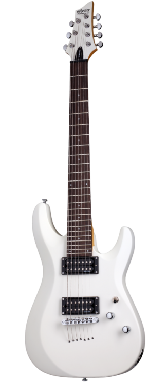 Schecter C-8 Deluxe SWHT Гитара электрическая восьмиструнная, крепление грифа: на болтах