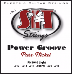 SIT PN1046, Power Groove Pure Nickel Light, 10-46