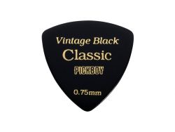 GP-04BL/075 Celluloid Vintage Classic Black Медиаторы 50шт, толщина 0.75мм, Pickboy