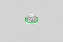 SHURE MX395W/O-LED Маленький микрофон граничного слоя конденсаторный всенаправленный, 50-17000 Гц, Max.SPL 114 дБ, LED-кольцо, разъем XLR 5pin. Белый