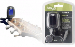 STAGG CTU-C5 BK -гитарный хроматический тюнер на "прищепке"