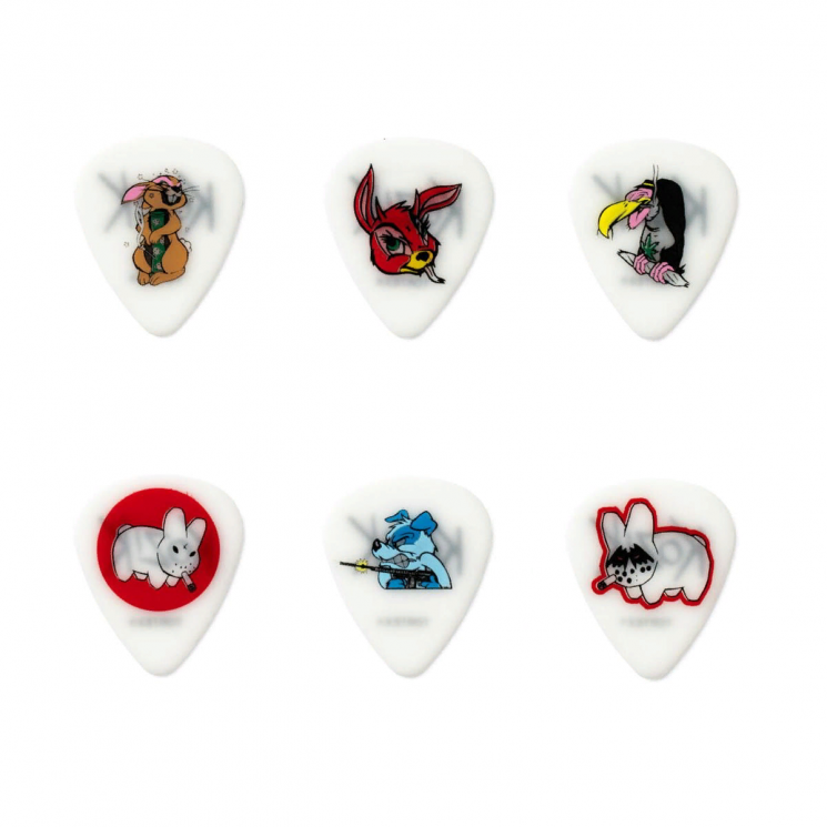 Dunlop BL109P060 Frank Kozik 6Pack  медиаторы, толщина 0.6 мм, 6 шт.