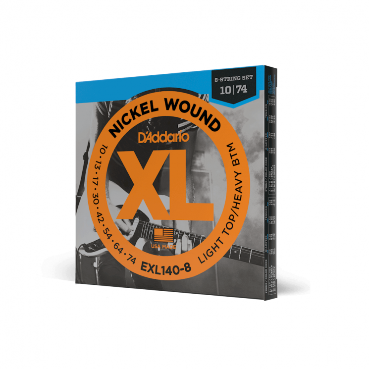 Струны для электрогитары D'ADDARIO EXL140 -8