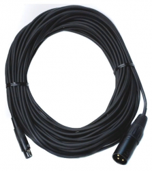 Audix CBLM50  Микрофонный кабель 15 м, d3,3 мм, Mini-XLRf - XLRm, для сери Micros и MicroBoom, чёрный