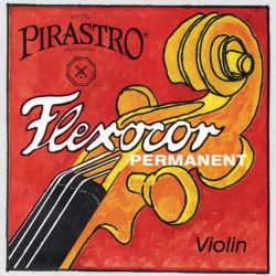 316420 Flexocor Permanent Отдельная струна Соль/G для скрипки размером 4/4, сталь/серебро, Pirastro