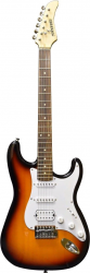 Fernandes LE-1Z 3SB/ L  электрогитара Stratocaster HSS, цвет - трёхцветный санбёрст