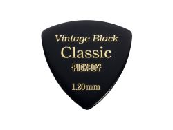 GP-04BL/120 Celluloid Vintage Classic Black Медиаторы 50шт, толщина 1.20мм, Pickboy