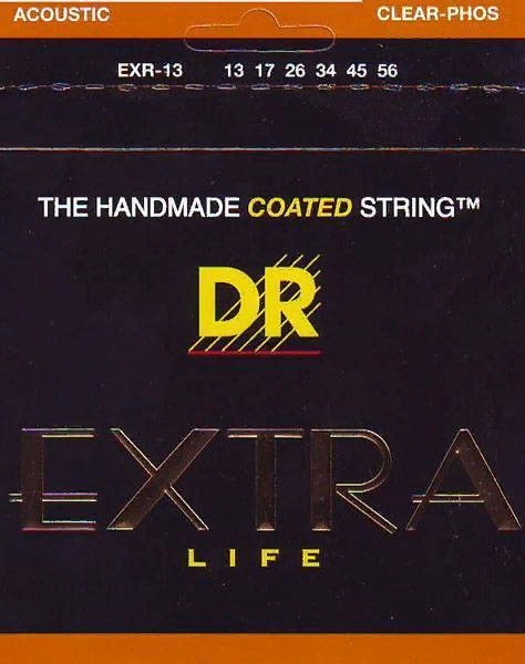 EXR-13 Extra Life Комплект струн для акустической гитары, DR