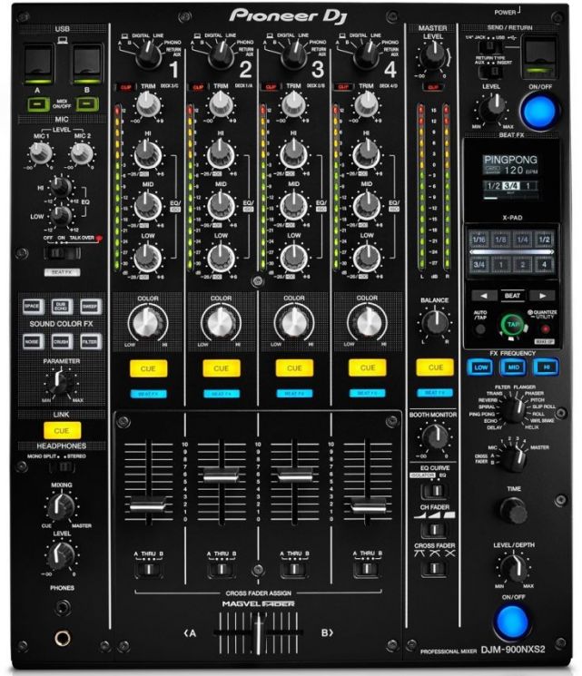 DJ-контроллер PIONEER DJM-900NXS2