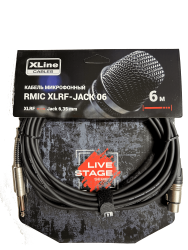 Xline Cables RMIC XLRF-JACK 06 Кабель микрофонный  XLR 3 pin female - JACL 6.3 mono длина 6м