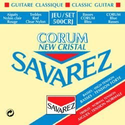 Savarez 500CRJ  Corum New Cristal Red/ Blue medium-high tension струны для кл. гитары нейлон