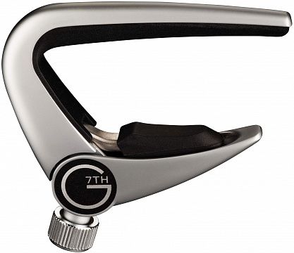 G7TH Newport 6st Silver - Каподастр для 6-струнных акустических и электрогитар