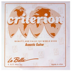 CPW038 Criterion Отдельная струна для акустической гитары, 5-ая, 038, La Bella