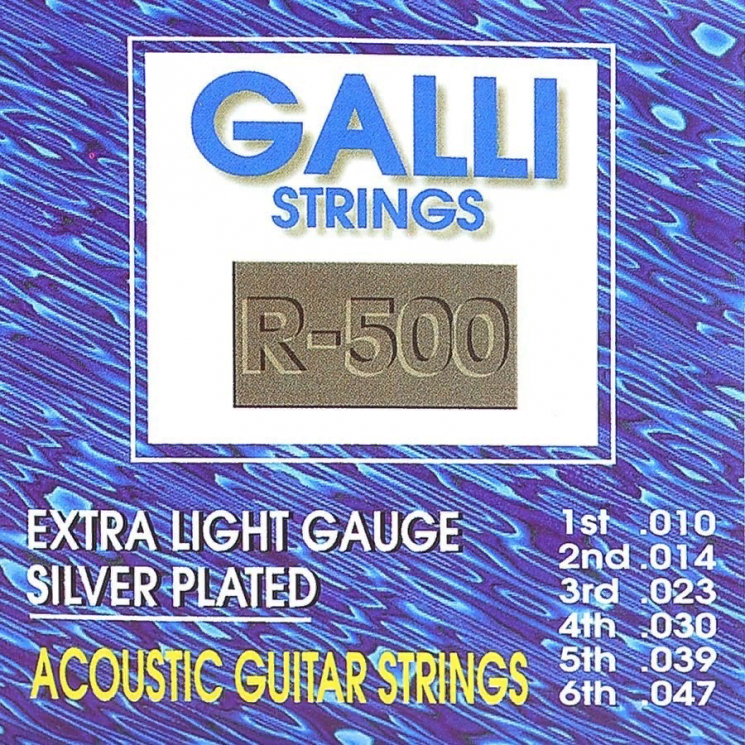 Струны для акустической гитары GALLI R500 (10-47)