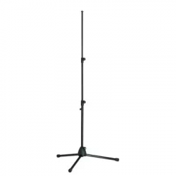 K&M 19900-300-55  микрофонная стойка прямая, чёрная, 625-1480 мм