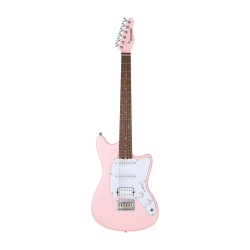 Электрогитара - Mooer MLT10 Candy Pink, форма offset, HSS, цвет розовый