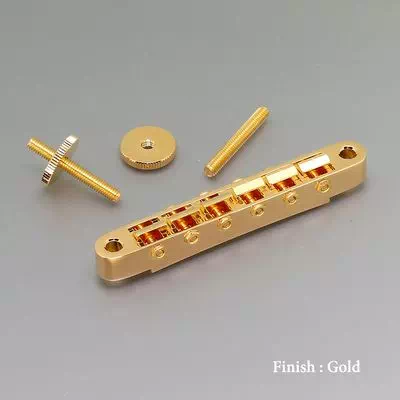 Gotoh GE104B-G  бридж tune-o-matic, vintage, узкий, gold