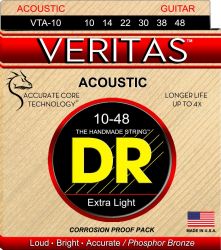 Струны для акустической гитары DR VTA 10