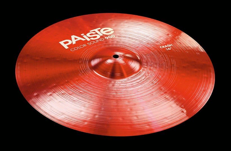 Paiste 16" 900 Color Sound Red Crash  тарелка Crash