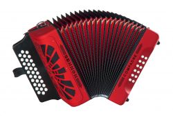 Аккордеон диатонический HOHNER Compadre GCF red