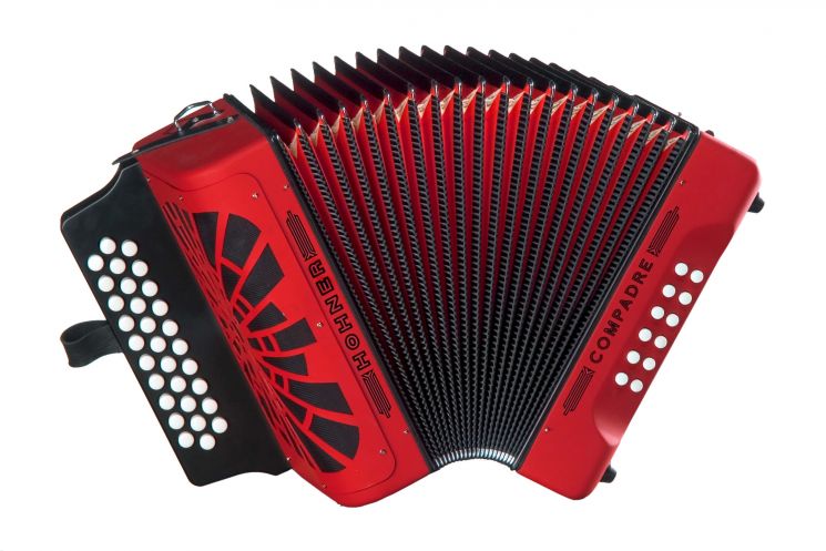 Аккордеон диатонический HOHNER Compadre GCF red
