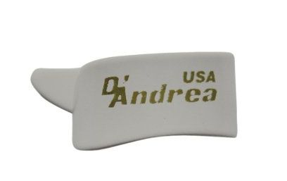 R373-LG-WHT Медиатор на большой палец (коготь), 12 штук D'Andrea