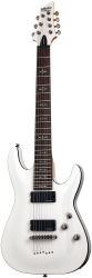 Schecter DEMON-7 VWHT Гитара электрическая, 7 струн, корпус липа, гриф клен, лады 24X Jumbo, звукосн