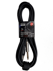 Xline Cables RMIC XLRM-JACK 03 Кабель микрофонный  XLR 3 pin male - JACK 6.3 mono длина 3м