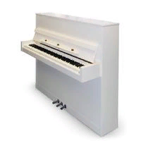 Petrof P 118S1-Silver(0001)   пианино цвет белый полированное