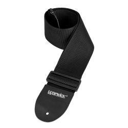 Ремень для гитары бас Rockstrap RST NB WARWICK B  лого Warwick, 80 мм, чёрный