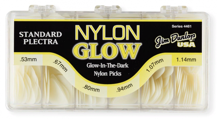 Dunlop 4461  медиаторы Nylon Glow медиаторы (в уп. 216 шт. )