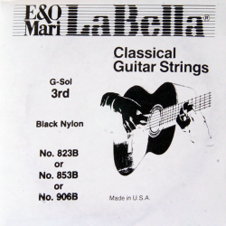 420 Отдельная струна для классической гитары, 3-ая, нейлон, La Bella