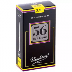 Vandoren 56 Rue Lepic 3.5+ 10-pack (CR5035+)  трости для кларнета Bb №3.5+, 10 шт.