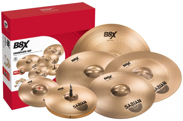 Sabian B8X Complete Set  набор тарелок (10"Splash, 14"Hats, 16", 18"Thin Crash, 18"Chinese, 20"Ride)